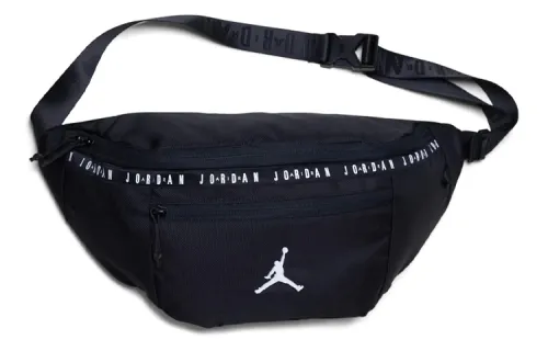 Jordan Polyester Crossbody Bag, Sling Bag, Fanny Pack Regular Unisex Black