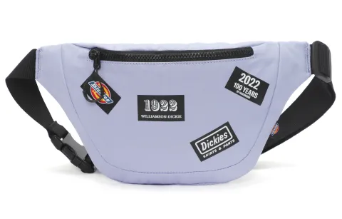 Dickies 100th Anniversary Polyester Sling Bag, Fanny Pack Unisex Purple