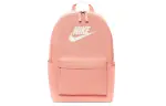 Nike Heritage Polyester Backpack Regular Women's Orange Pink