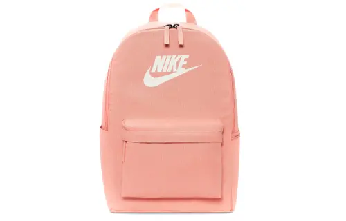 Nike Heritage Polyester Backpack Regular Women's Orange Pink
