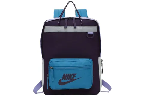 Nike Polyester Backpack Regular Unisex Blue Purple