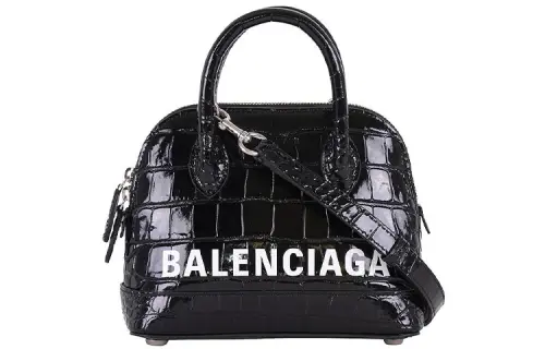 Balenciaga Leather Handbag, Crossbody Bag Extra Small Women's Black