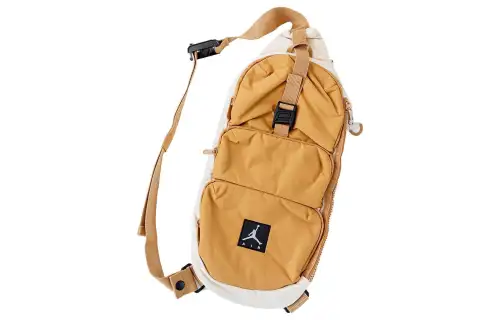 Jordan Canvas Fanny Pack, Crossbody Bag, Sling Bag Regular Unisex Khaki