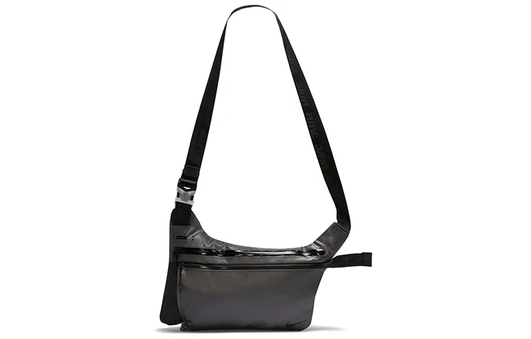 Nike Nylon Fabric Shoulder Bag, Crossbody Bag Regular Unisex Grain Gray