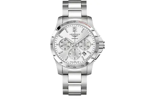 LONGINES Comcast Collection Automatic Mechanical Movement Men's Watches Watch Silver Dial Stainless Steel Case