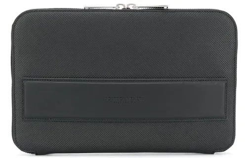 Bottega Veneta Cow Leather Clutch Men's Black