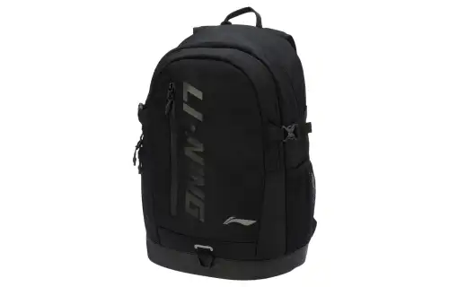 Li Ning Polyester Backpack Regular Unisex Black