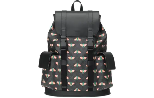 GUCCI Bestiary Bees Backpack Black