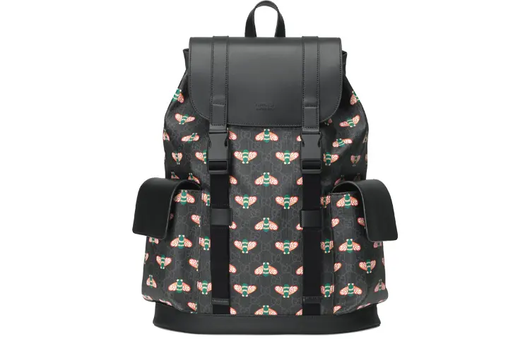 GUCCI Bestiary Bees Backpack Black