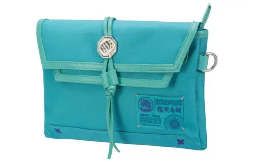 Li Ning Badfive Pu Shoulder Bag, Crossbody Bag Unisex Teal Waves