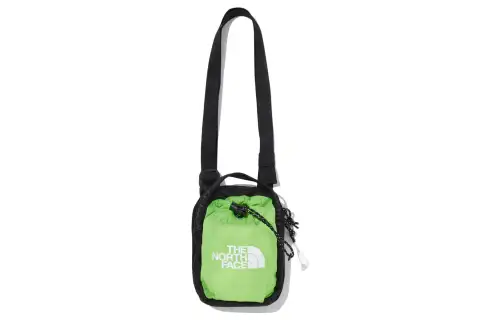THE NORTH FACE 2L Shoulder Bag, Crossbody Bag, Outdoor Bag Nylon With Polyester Green Unisex