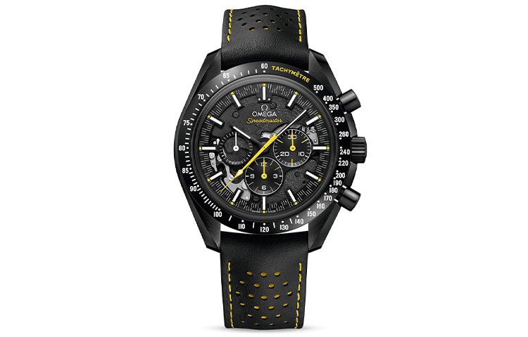 OMEGA Omega Speedmaster Тёмная сторона Луны polo № 8 вручную Механическое движение Сертифицировано обсерваторией Многофункциональность мужской Часы Жуйбяо 44,25 мм черный набирать номер