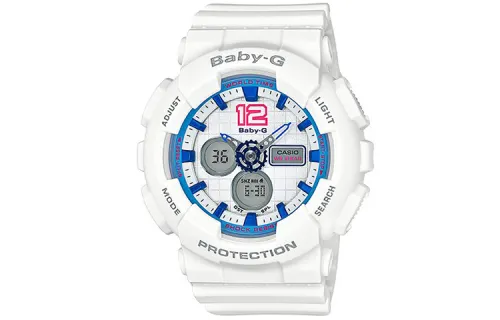 CASIO Women's BABY-G White Watch BA-120-7B2021
