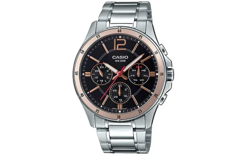 CASIO Men Standard Series Black Watch MTP-1374D-1A2