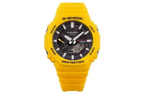 CASIO Men Liquid Crystal/Analog Dual Display Series Black Watch GA-B2100C-9APR