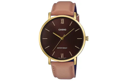 CASIO Men Standard Series Coffee Watch MTP-VT01GL-5B