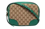 GUCCI Canvas With Leather Camera Bag, Shoulder Bag, Crossbody Bag Regular Women's