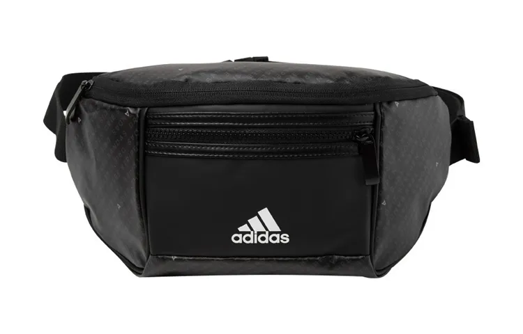 Adidas Polyurethane Waist Bag Chest Bag Regular Unisex Black