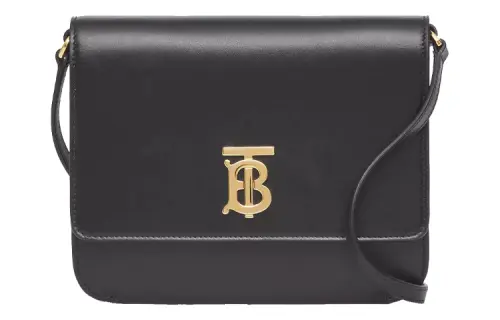 Burberry Calfskin Shoulder Bag, Crossbody Bag Mini Women's Black