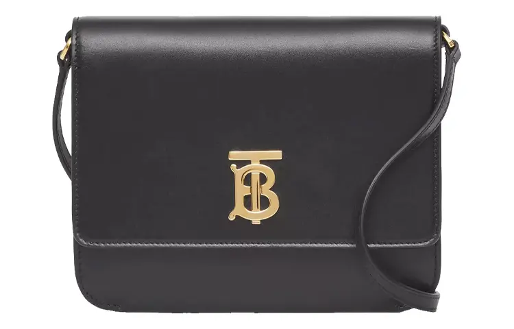 Burberry Calfskin Shoulder Bag, Crossbody Bag Mini Women's Black