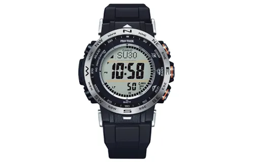 CASIO PRO TREK Collection Digital Display Quartz Movement Watch Men's Watches Gray Dial