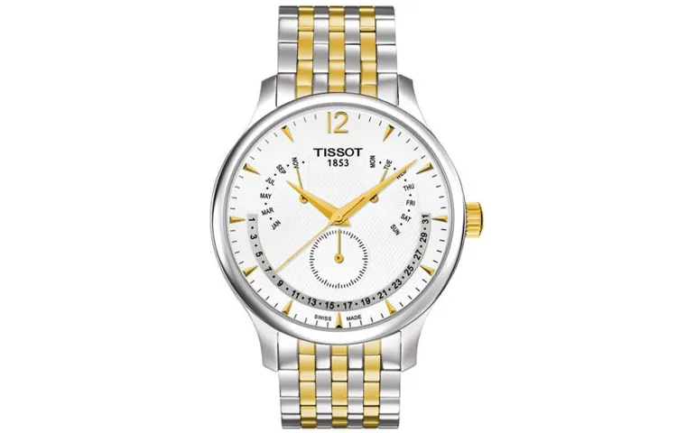 TISSOT Junya Collection Quartz Movement Men's Watches Watch 42mm White Dial Stainless Steel Case
