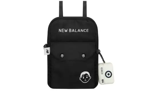 New Balance Noritake Zetu, Collaboration Fabric Earphone Case Shoulder Bag, Crossbody Bag Regular Unisex Black