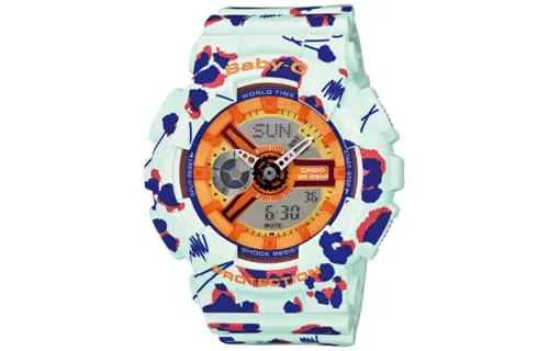 CASIO Women's BABY-G Orange Watch BA-110FL-3A