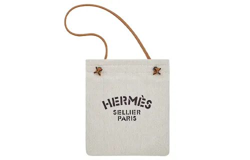 HERMES Aline Canvas With Swift Calfskin Shoulder Strap Handbag Regular Women's 37 Gold