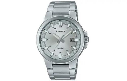 CASIO Men Standard Series Silver Watch MTP-E173D-7AV