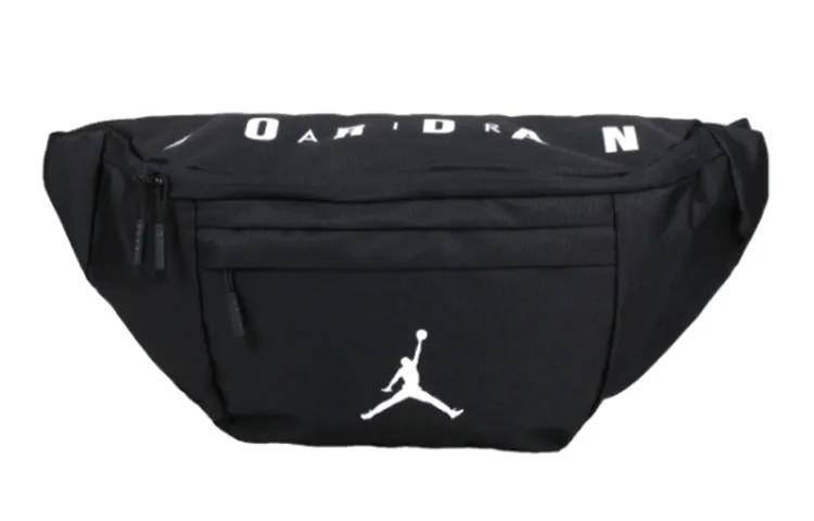 Jordan Fabric Crossbody Bag, Fanny Pack Unisex Black