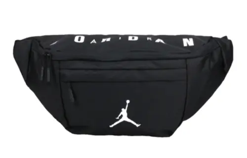 Jordan Fabric Crossbody Bag, Fanny Pack Unisex Black
