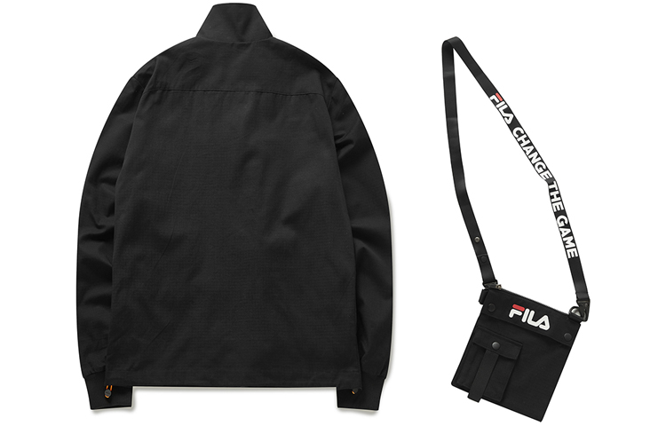 Мужская куртка Fila FUSION (черная) — фото 2
