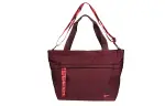 Nike Polyester With Polyamide Shoulder Bag Unisex Night Brown Red/Laser Red