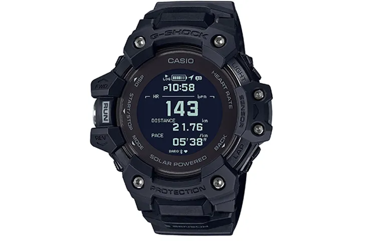 CASIO Men G-SQUAD Series Black Watch GBD-H1000-1PRD