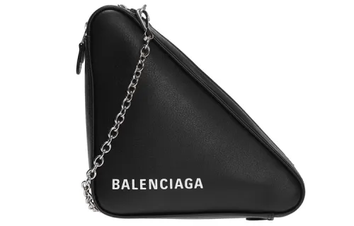 Balenciaga Calfskin Shoulder Bag, Crossbody Bag Women's Black