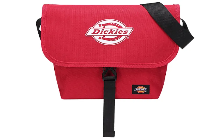Dickies Polyester Messenger Bag, Crossbody Bag Medium Unisex Red
