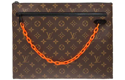 LOUIS VUITTON A4 Pouch Monogram Brown