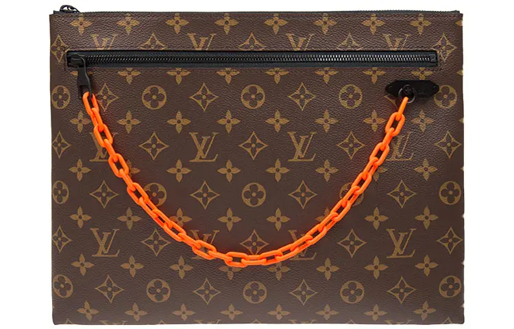 LOUIS VUITTON A4 Pouch Monogram Brown