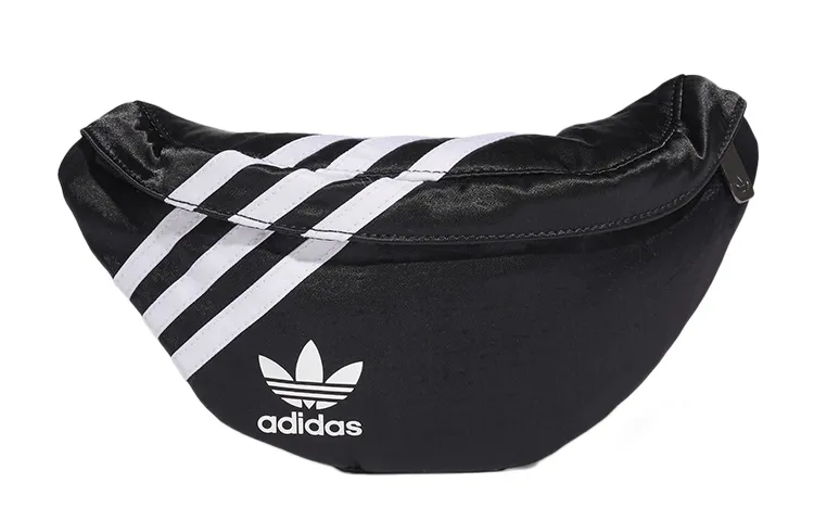 Adidas Originals Nylon Sling Bag, Fanny Pack Regular Unisex Black