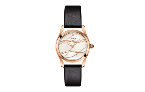 TISSOT Wave Collection Quartz Movement 30m Waterproof Women's Watch 30mm Silver Dial Stainless Steel Case