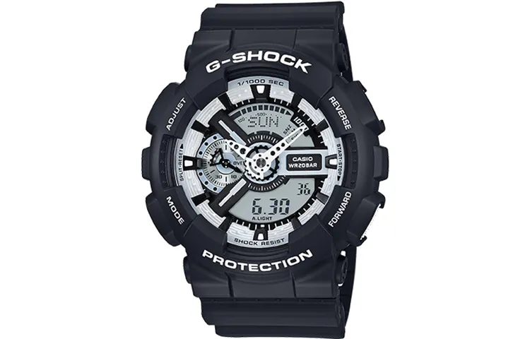 CASIO Men Gray Watch GA-110BW-1A