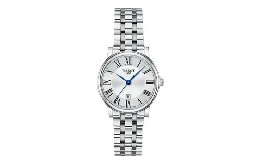 TISSOT Kason Zen I Collection Quartz Movement Women's Watch 30mm Silver Dial Stainless Steel Case