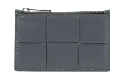 Bottega Veneta Bottega Veneta SS23 Calfskin Wallet Men's Gray