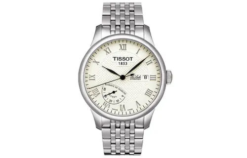 TISSOT Le Locle Collection Automatic Mechanical Movement Men's Watches Watch 39.3mm White Dial