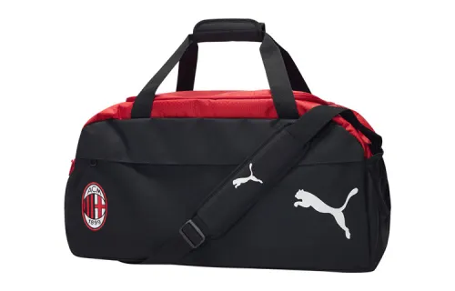 PUMA Fabric Handbag Regular Unisex Black Red