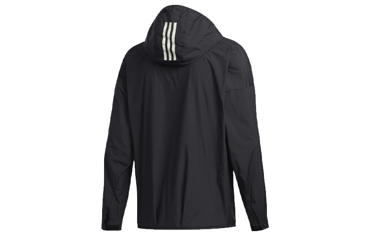 Мужская куртка adidas logo (черная) — фото 2