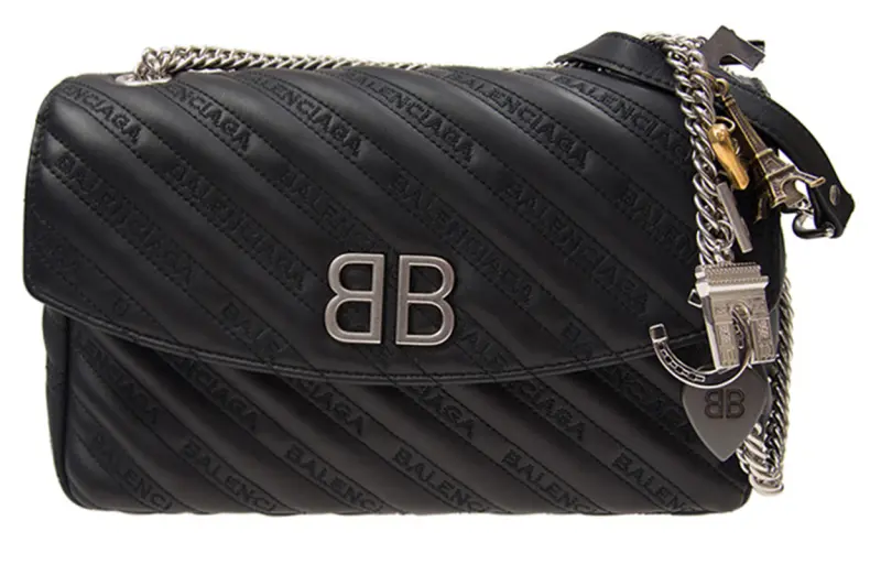 Balenciaga Fashion Leather Crossbody Bag, Crossbody Bag Women's Black
