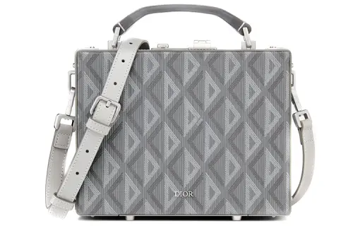 DIOR Canvas Shoulder Bag, Crossbody Bag, Handbag Regular Men's Gray