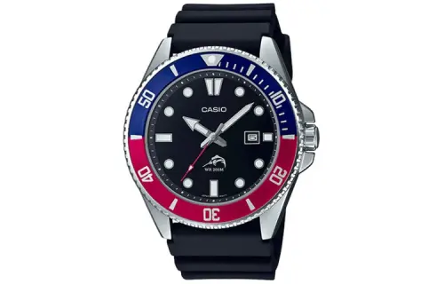 CASIO Men VINTAGE Series Black Watch MDV106B-1A2V